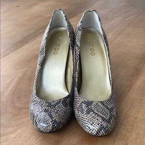 Snakeskin Heels